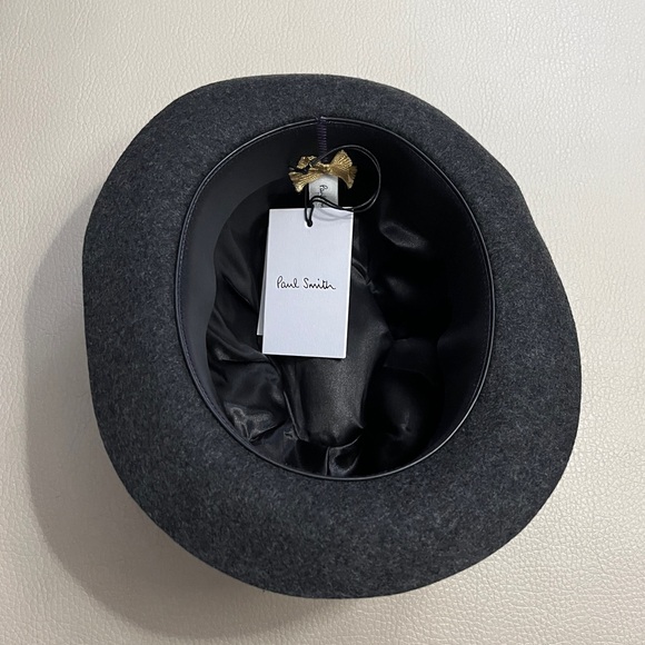 NWT - Paul Smith Men's 100% Wool Felt Trilby Hat - Hand Made in England - Size S - Picture 7 of 9